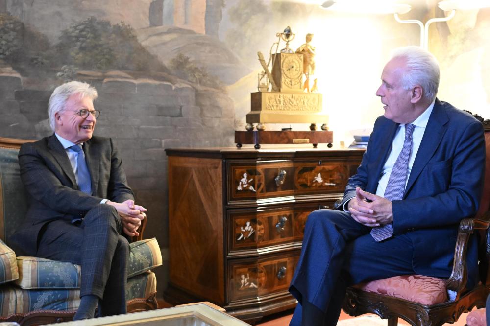 Giani riceve a Firenze l'ambasciatore tedesco in Italia